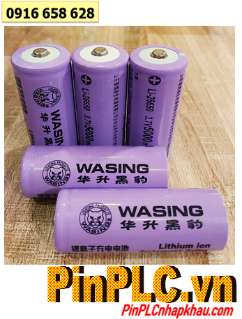 Wasing 26650; Pin sạc Lithium 3.7v Wasing 26650 với 5000mAh cấu tạo đầu lồi (26mmx65mm) chính hãng
